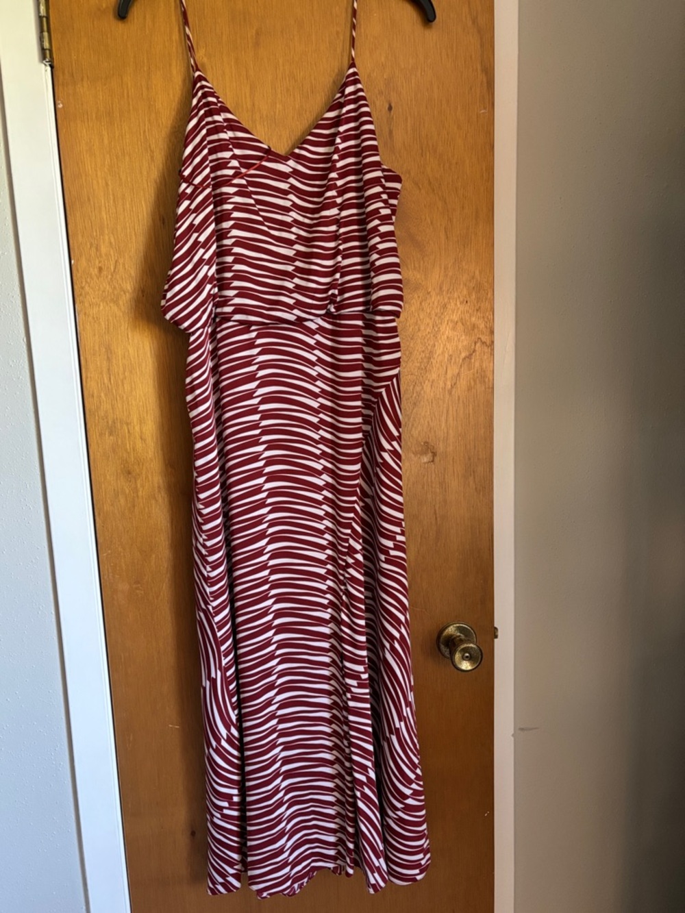 Classiques Entier Red and White Striped Maxi Dress 12
